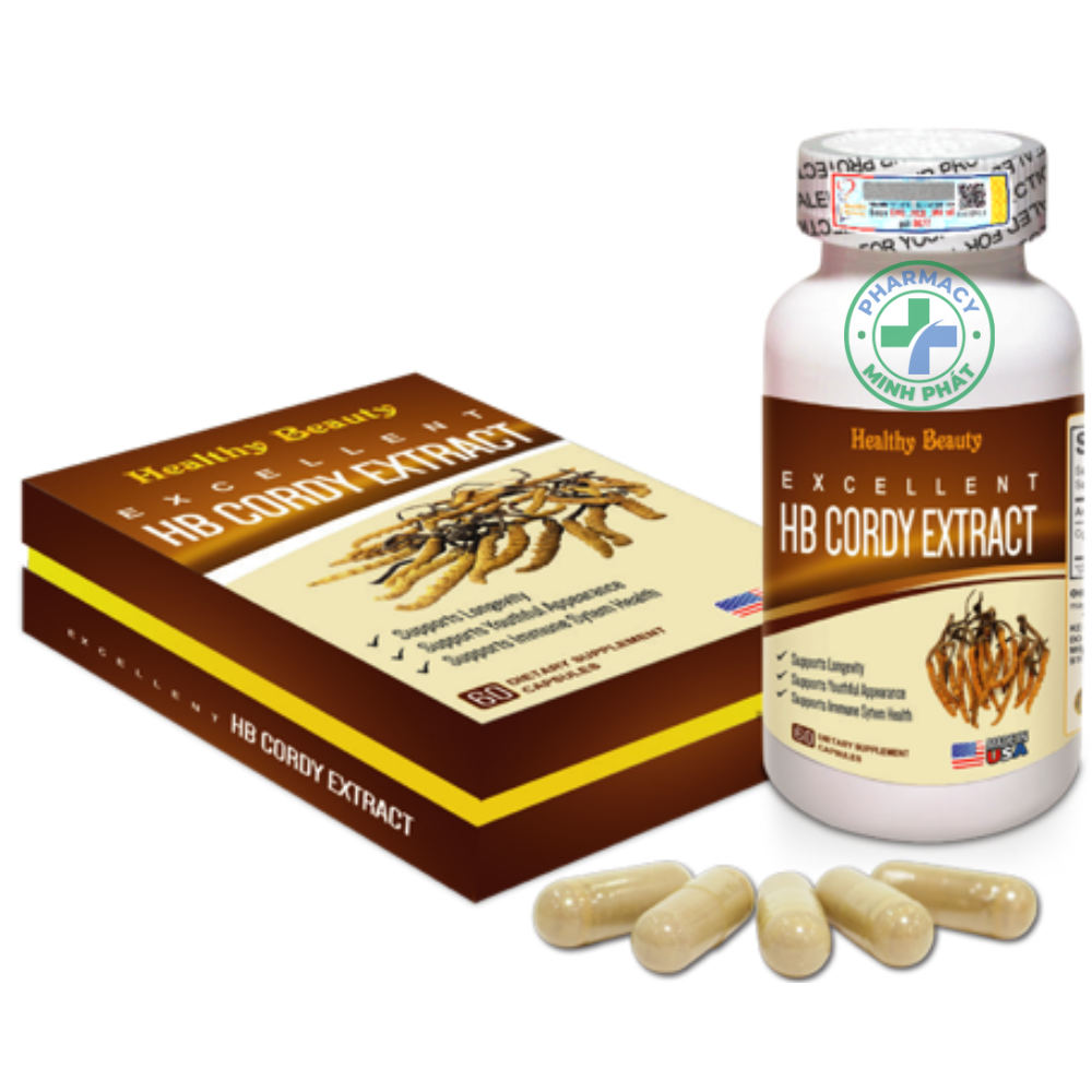 HB CORDY EXTRACT - Giúp làm chậm quá trình lão hóa, tăng cường sức khỏe.